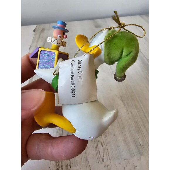 Disney direct Donald duck ornament Jack in the Box Xmas tree felt - Picture 4 of 8